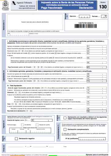 Todo Lo Que Necesitas Saber Sobre El Modelo 130 Información Y Utilidad Modelo Tributario 7199